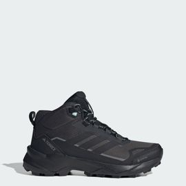 Chaussures De Randonnée Terrex Skychaser Ax5 Mid Gorestex Adidas Carbon Core Black Semi Flash Aqua
