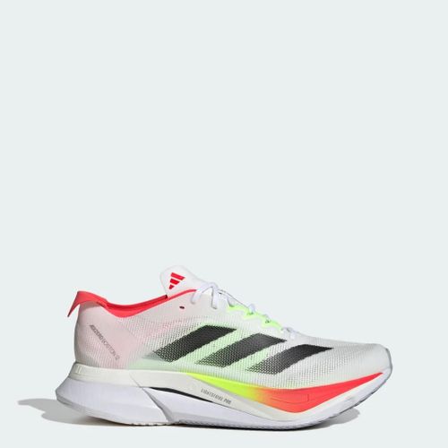 Chaussures Adizero Boston 12 Adidas Cloud White Core Black Lucid Red