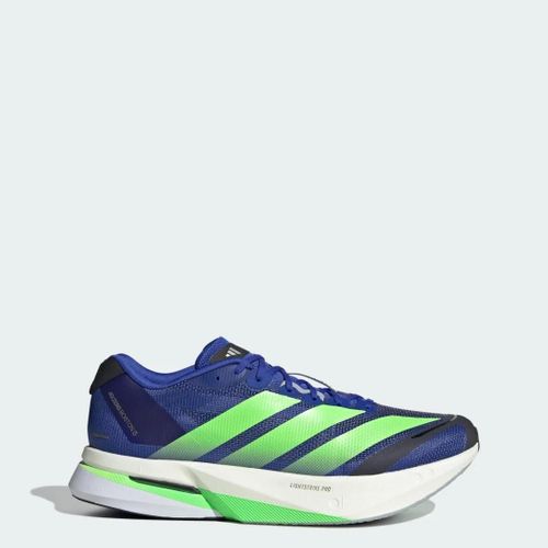 Chaussures Adizero Boston13 Adidas Lucid Blue Lime Burst Core Black