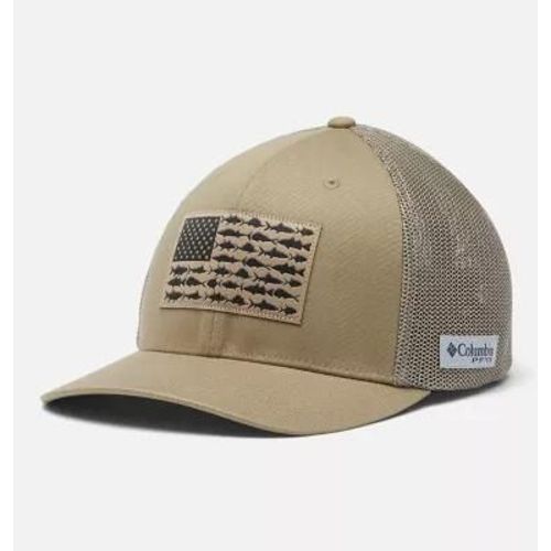 Columbia Pfg Fish Flag Mesh Ball Cap-