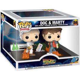 Figurine Funko Pop - Retour Vers Le Futur N°1846 - Doc & Marty - Moment (86448)