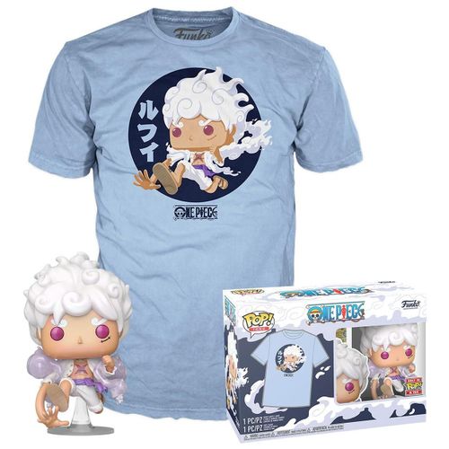 Figurine Funko Pop - One Piece N°1607 - Luffy Gear Five - T-Shirt