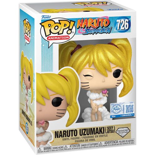 Figurine Funko Pop - Naruto N°726 - Naruto Uzumaki (Sexy Jutsu) - Diamant (87202)
