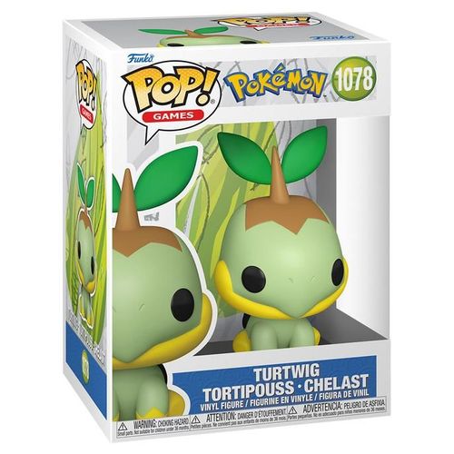 Figurine Funko Pop - Pokémon N°1078 - Turtwig - Tortipouss - Chelast (Emea) (86364)