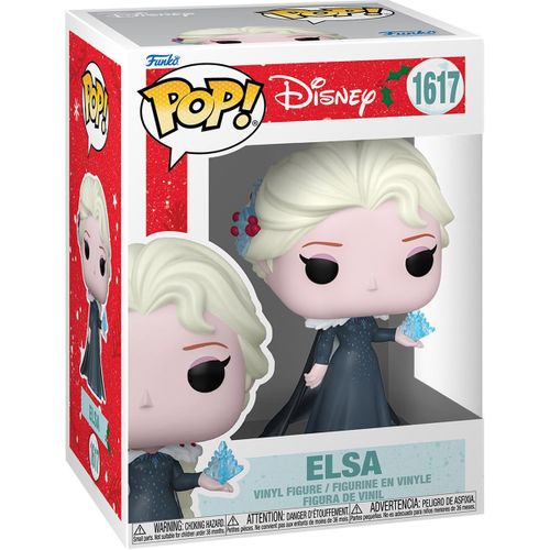 Figurine Funko Pop - Disney N°1617 - Elsa (Noël) (86077)