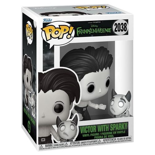 Figurine Funko Pop - Frankenweenie [Disney] N°2038 - Victor Avec Sparky (86153)