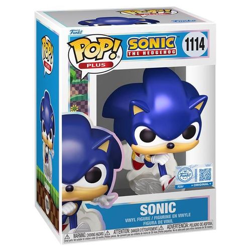 Figurine Funko Pop - Sonic Le Hérisson N°1114 - Sonic - Nacré (87228)