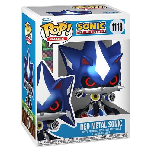 Figurine Funko Pop - Sonic Le Hérisson N°1118 - Neo Metal Sonic (86106)