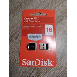 Clé USB SanDisk 16 Gb Cruzer Fit , USB Flash Drive