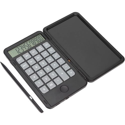 ASFASFq-Calculatrice Scientifique avec Bloc-Notes, Petite Calculatrice de Poche Portable et Silencieuse avec Tablette D'écriture de 6,5 Pouces pour Le Collège et l'université