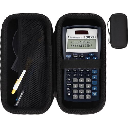 Dur Étui de Protection pour TI-36X Pro/TI-30Xa/TI-30X Plus/TI-30XIIS/TI-30XS/TI-30X Pro Calculatrice Scientifique (Noir)