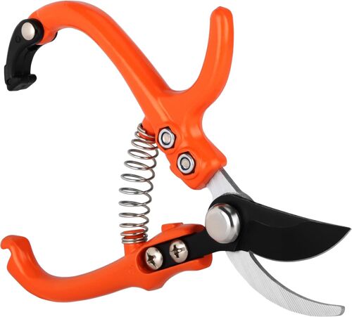 Belle Vous Sécateur de Jardin - Secateur de Jardinage et Cisaille à Haie en Acier Carbone - Outillage de Jardinage - Cisailles Outils pour la Taille de Haies et Gazon