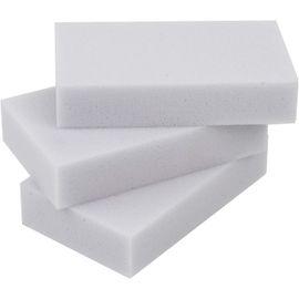 LETNERNY-Lot De 50 Éponges Magiques - Blocs De Nettoyage En Mousse Mélamine Sans Produits Chimiques - Lingettes Magiques Puissantes Pour Toutes Les Surfaces - Cuisine, Sol, Plinthe, Mur - Gris