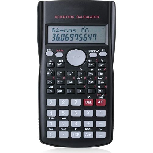 LETNERNY-Calculatrice Scientifique À 2 Lignes ¿ Calculatrice De Mathématiques Pour Étudiants Et Ingénieurs, Fournitures De Rentrée Scolaire