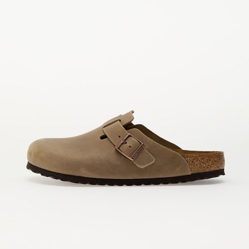 Baskets Birkenstock Boston Soft Footbed Natural Leather Oiled Tabacco Brown Eur 45