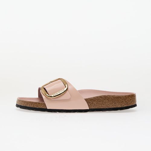 Baskets Birkenstock Madrid Big Buckle Natural Leather Patent Highsshine Light Rose Eur