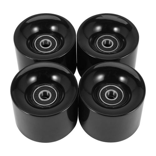 Roues De Skateboard + Roulement Abec-9 En Acier Et Entretoises Roues Cruiser