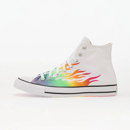 Chaussures Baskets Converse Chuck Taylor All Star White/ Chaos Fuchsia Eur