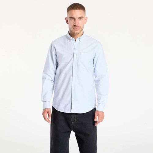 Chemise Carhartt Wip L/S C-Logo Shirt Blue Fog/ White M
