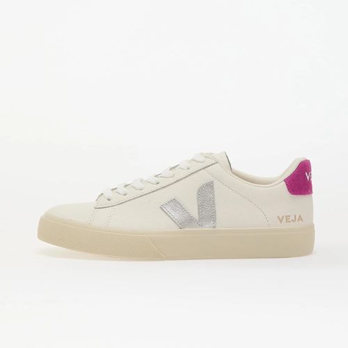 Baskets Veja W Campo Leather Whi_silver_ultraviolet Eur