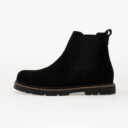 Baskets Birkenstock Highwood Slip On Men Suede Leather Black Eur