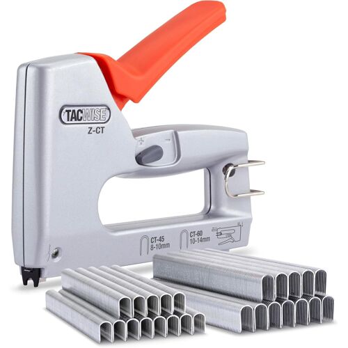 SUBZONAL-Tacwise 1763 Z-CT Duo Agrafeuse pour Câbles en Métal avec 4000 Agrafes, Utilise les agrafes CT-45 et CT-60