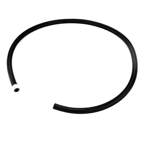 An6 Remplacement De L'accessoire De La Conduite De Carburant Du Tuyau D'huile Tressé En Nylon Noir