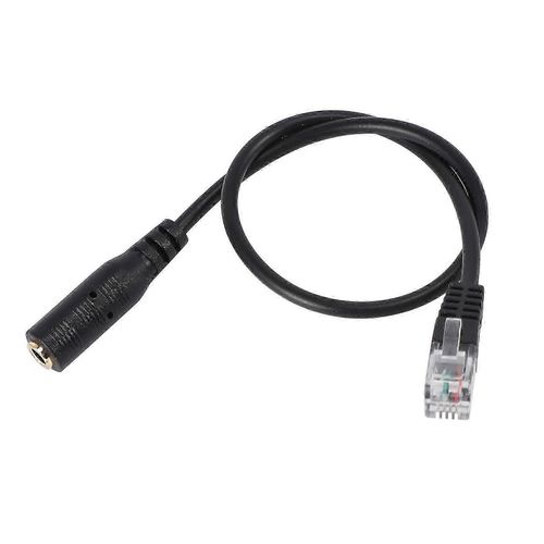 Adaptateur de casque RJ9 3,5 mm pour casque de téléphone de bureau