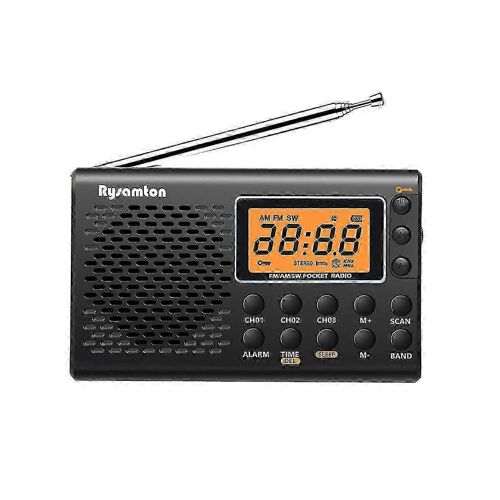 Radio numérique portable avec bandes FM AM SW et son stéréo pour les activités de plein air