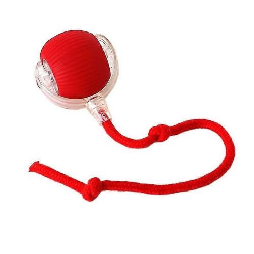 Jouets Interactifs Pour Chat Mouvement De Balle Roulante Activer Roulement Rapide Sur Tapis Jouets Boules Interactives Auto-Mobiles Jouets Rouge