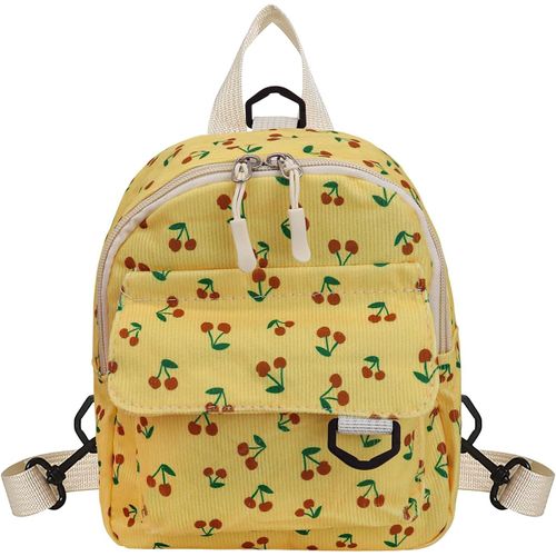 RFCBC-Mini sac à dos corduan pour femme et fille - Petit sac à dos pour femme et fille - Avec motifs cerises - Pour le shopping, les voyages, la marche