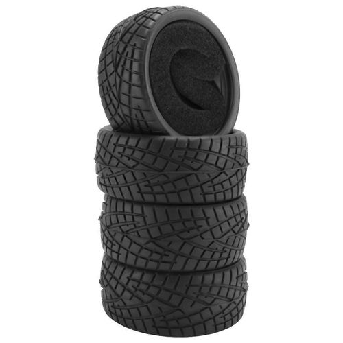 1/10 RC voiture sur route performance caoutchouc pneu de course pneu 8001 avec éponge 4pcs