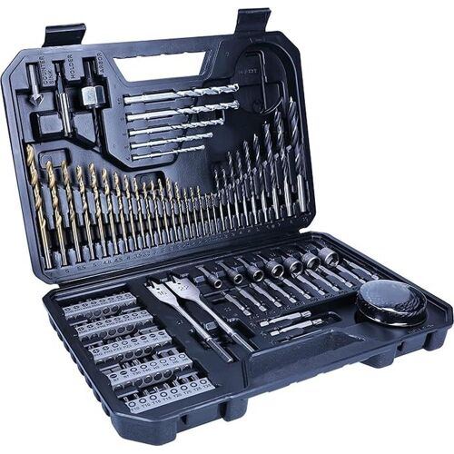 VornixorSarlshopAccessories Bosch 103 pièces Jeu de forets et d'embouts en titane V-Line (pour le bois, la pierre et le métal, accessoires outils de perçage et de vissage)