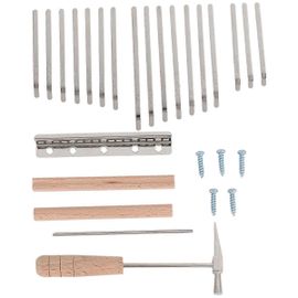 17keys Kalimba Diy Kit Thum Piano Pièces De Rechange Avec Touches Pont Tuning Hammer Kit Kalimba Acces