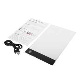 Tampon Lumineux Led À Trois Niveaux Dimmable,Tablette,Outils,Accessoires,Broderie Diamant Protection Oculaire A5 Si