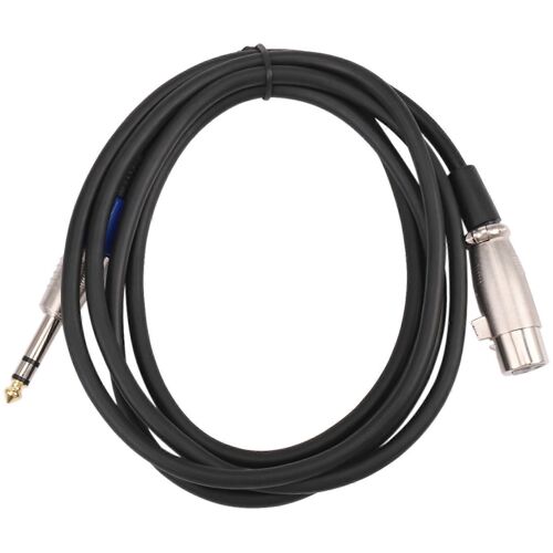 6.35mm 1/4 pouce vers XLR Mâle vers Femelle Câble 3 Broches Femelle Plug Stéréo Microphone Câble Audio (6