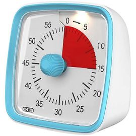 Minuterie Visuelle Avec Veilleuse,Compte À Rebours De 60 Minutes Pour Enfants Et Adultes,Outil De Gestion Du Temps