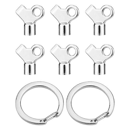 Clé De Radiateur,Pack De 6 Radiateur Clé De Vanne D'air De Purge Pour Purger Le Vieux Radiateur De La Maison