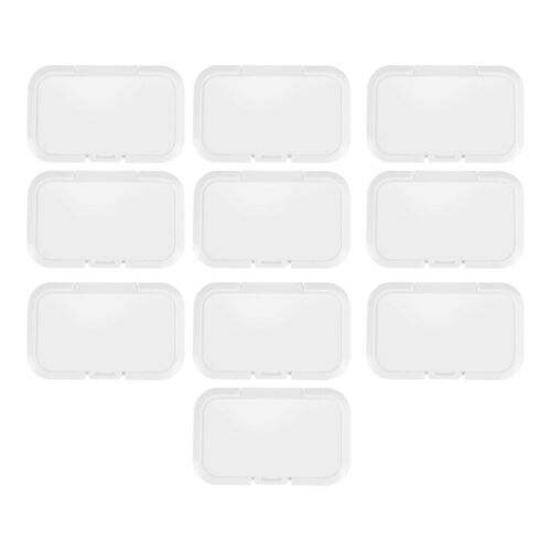 10Pcs Lingettes Réutilisables Couvercle Lingettes Humides Couverture Mouchoirs Boîte Couvercle De Papier Humide