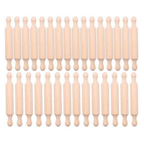20 Pièces En Bois Mini Rouleau À Pâtisserie 6 Pouces De Long Cuisson De Cuisine