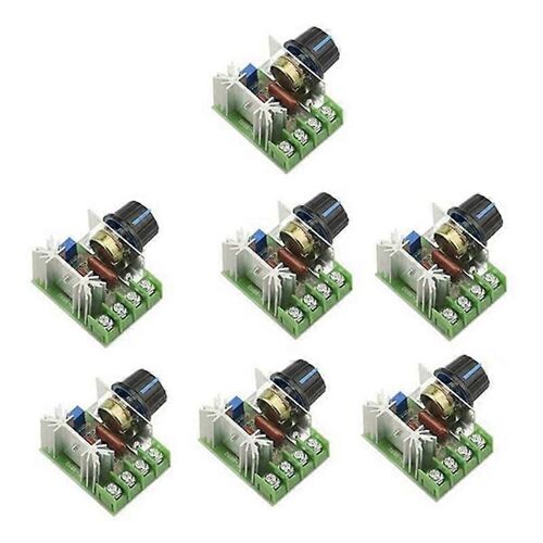7PCS 25A AC 220V 2000W SCR Module de régulation de tension électronique haute puissance Vitesse du moteur réglable Con