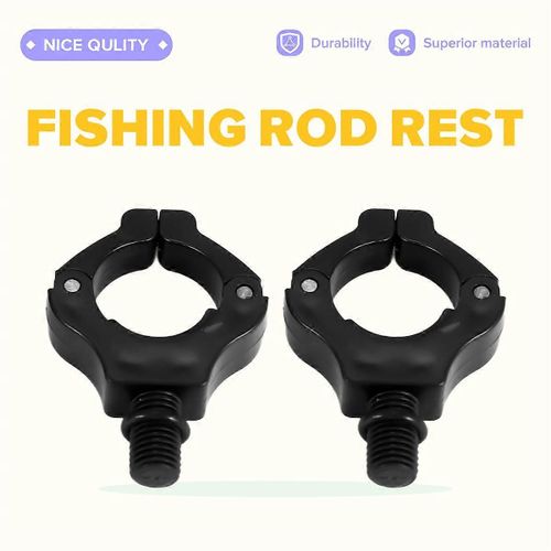 2 Pcs Pinces Extérieures Bâtons Accessoire Reste Nylon Rack Pratique Carpe Aimant Support Canne À Pêche Poignée Gr