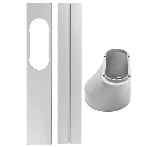 Kit d'adaptateur de tuyau d'échappement pour climatiseur portable,plaque d'étanchéité de fenêtre réglable glissière de fenêtre K