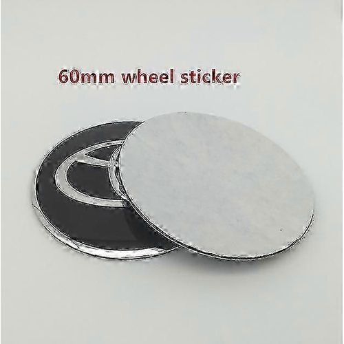 Lot De 4 Cache-Moyeux De Roue Pour Toyota, 56 Mm, 60 Mm, 65 Mm, Noir