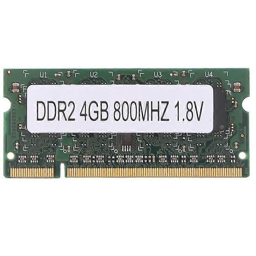 DDR2 4GB 800Mhz RAM pour ordinateur portable PC2 6400 2RX8 200 broches SODIMM pour mémoire Intel AMD Laptop