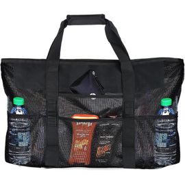 nzqaf-Sac Plage Femme, SacPlage XXL Extra Large Famille, SacVoyage Pliable, PochettePlage, Grand SacMain Femme, Panier Plage, Cabas de Plage, Cabas de Voyage