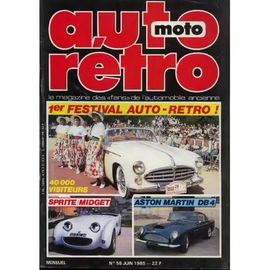 Auto Retro 58 De 1985 Mini 850,Datsun 240z,Chevrolet 58,Spridget,Aston Martin Db4 Gt,Bsa 350 Mono