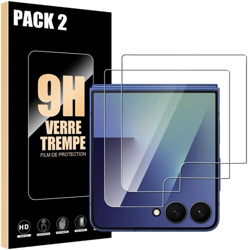 Verre Trempé Pour Samsung Galaxy Z Flip 7, Installation Facile Anti-Rayures 9h Résistant Transparent Pack De 2 - Efconnection