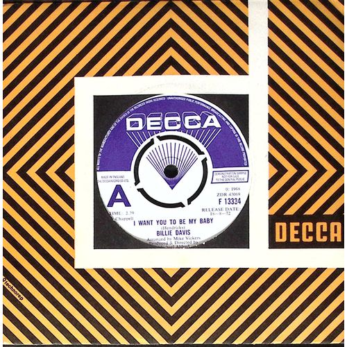 Billie Davis - I Want You To Be My Baby - It'S Over - 1972 - Soul