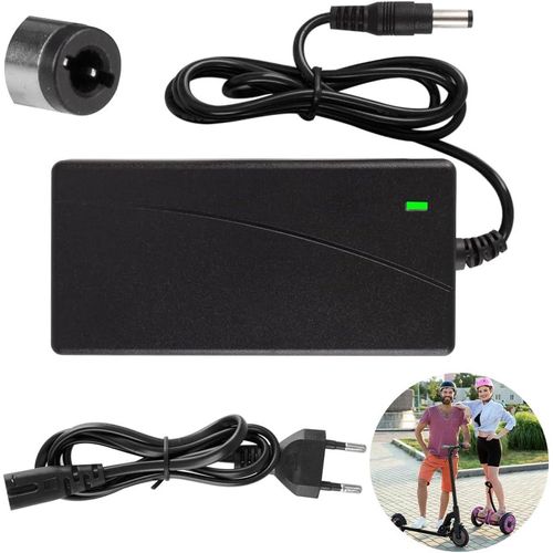 Asfasfq-Chargeur Trotinette Electriqu, 42v 2a Ac Chargeurs De Scooter, Universel Chargeur Trottinette Électrique, Chargeur De Batterie Pour Batterie Scooter Électrique (Dc 5.5x2.1mm)